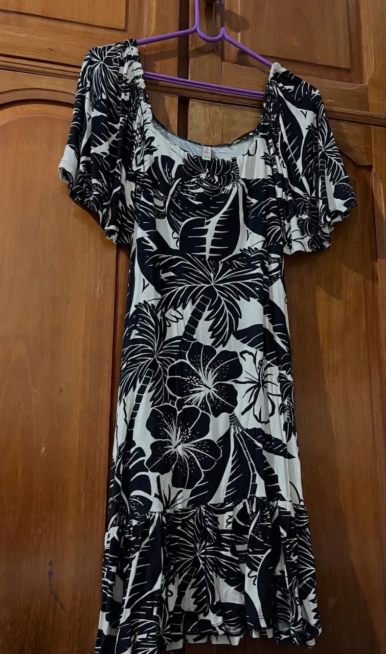 Vestido Tropical Blue Steel 