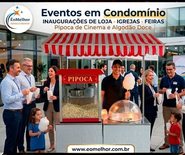 Pipoca e Algodão Doce - Festas e Eventos