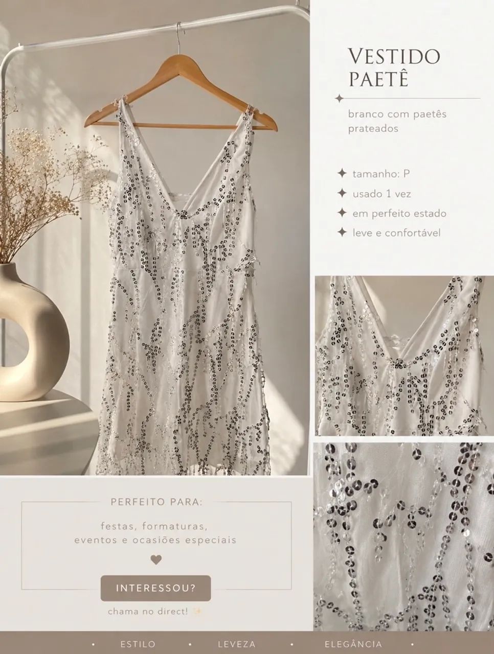 Vestido para eventos. 