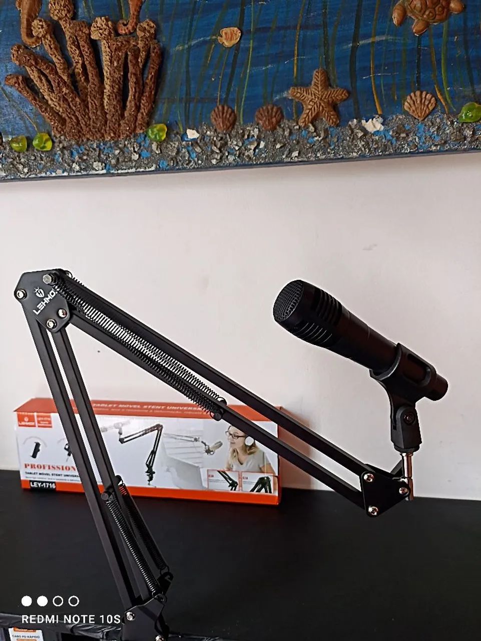 Braço articular com suporte para tablet, microfone e celular/ OFERTA IMPERDÍVEL  - Foto 2
