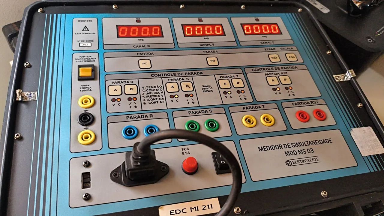 Medidor de Simultaneidade Eletroteste MS-03W - Com Cabos e Manual - Foto 2