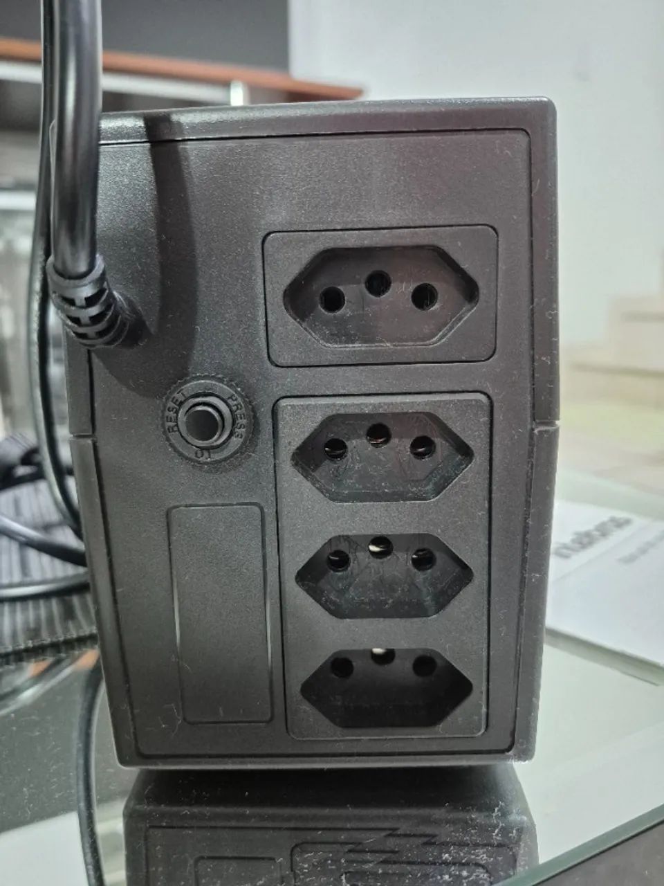 Nobreak 600VA 110v XNB 600 Monovolt Intelbras - Usado Somente 3 x - Na caixa - Foto 3