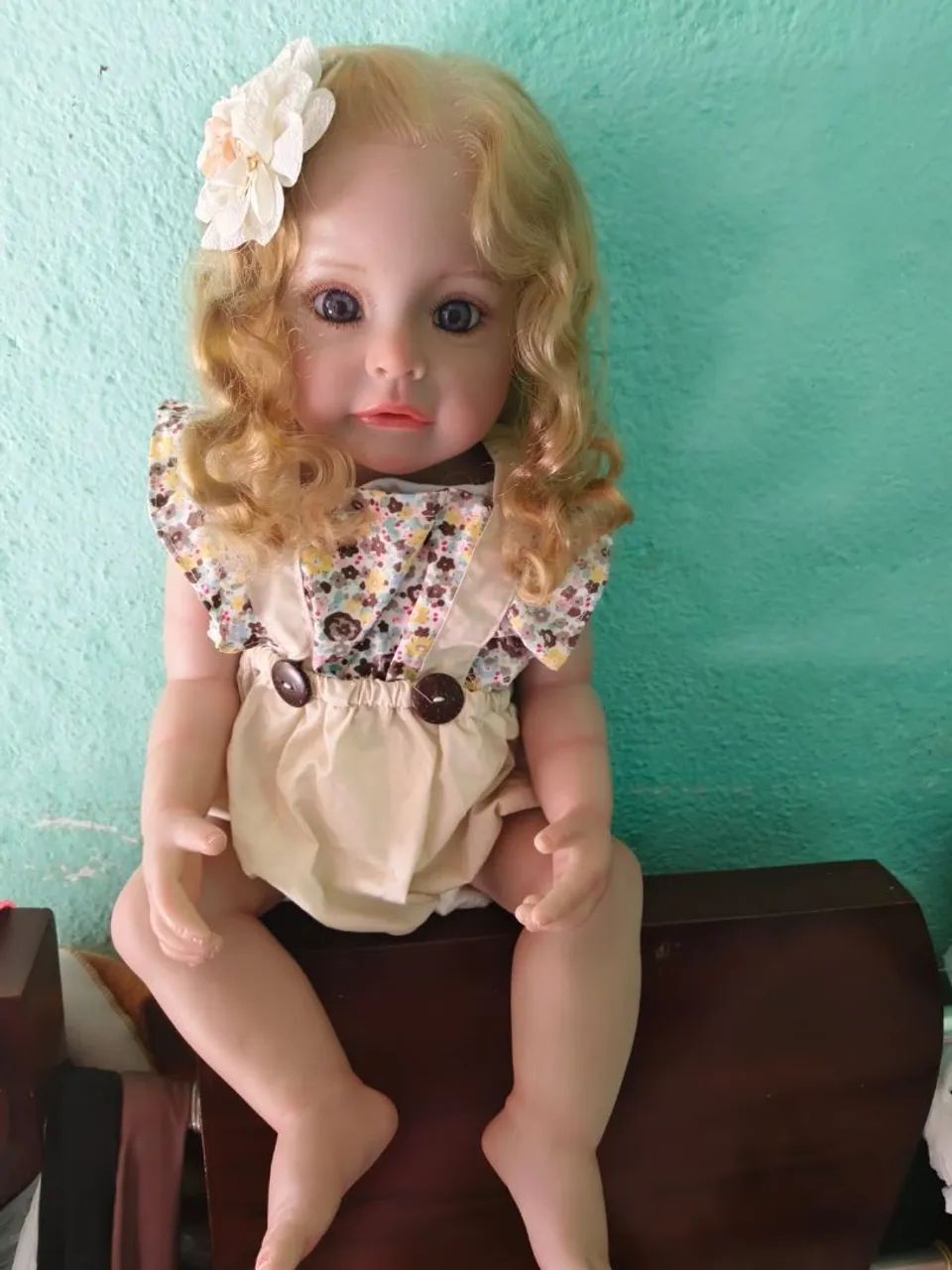 Bebê reborn loira nova - Foto 3