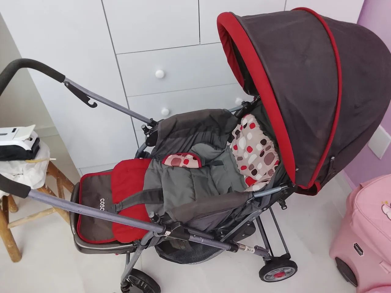 Carrinho de bebê e bebê conforto  - Foto 3