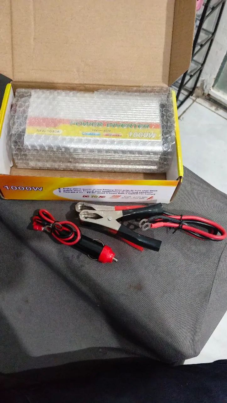 Inversor de Tensão 12v / 220v  - Foto 4
