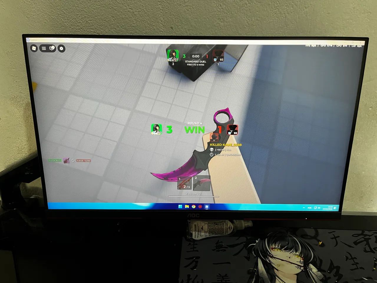 Monitor AOC Destiny 240hz  0.5 ms - Foto 2