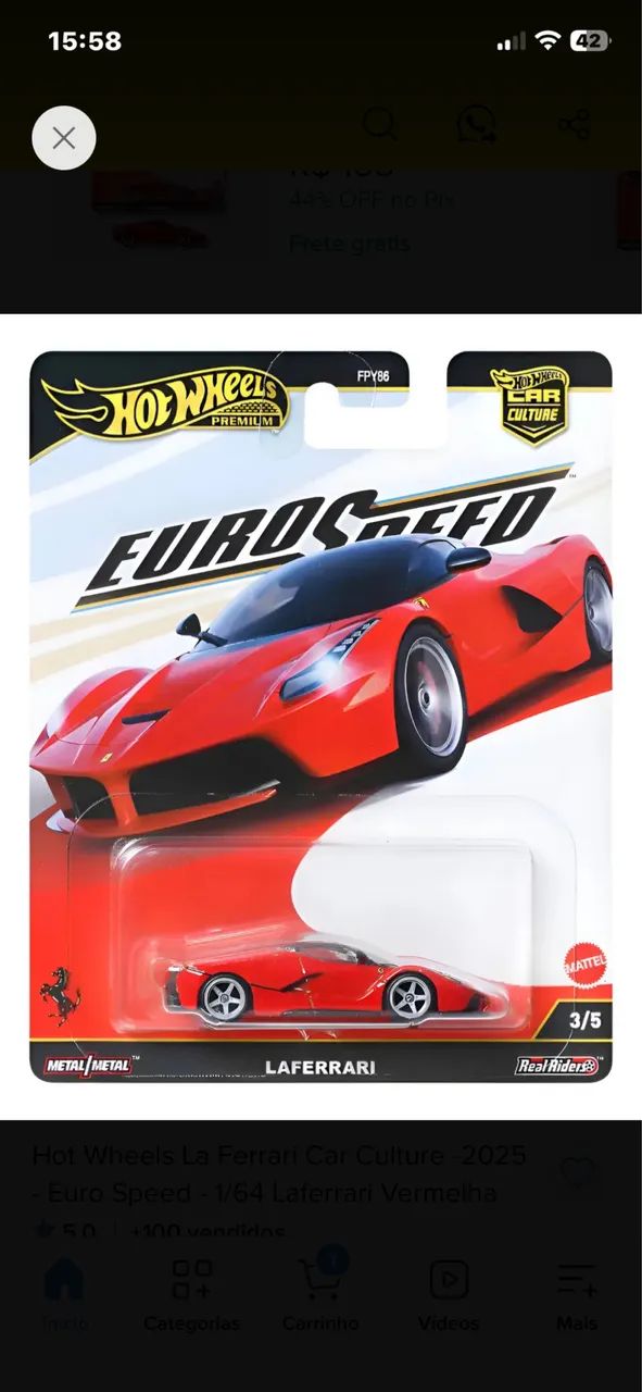 Hotwheels LaFerrari 