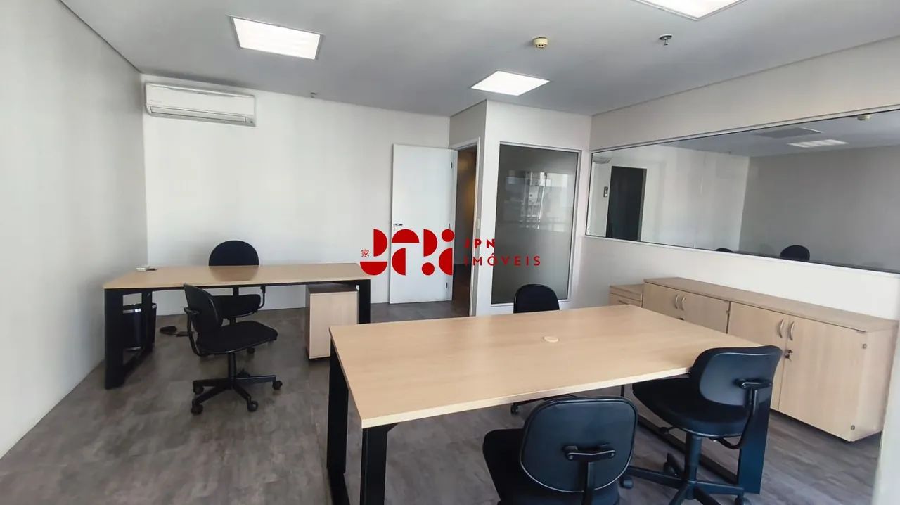 Sala comercial em Pinheiros - 100m², 02 banheiros, 04 vagas, mobiliada. - Foto 5