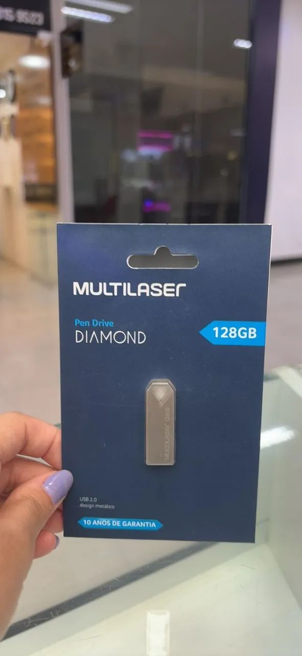 PENDRIVE DIAMOND MULTILASER 128GB