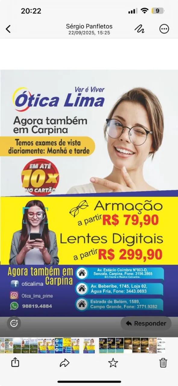 Panfletos para farmácia, óticas e comércio em geral  - Foto 5