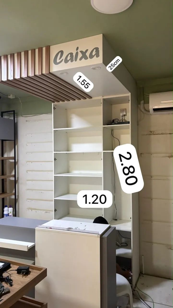 BALCÃO GRANDE 100% MDF - Foto 3
