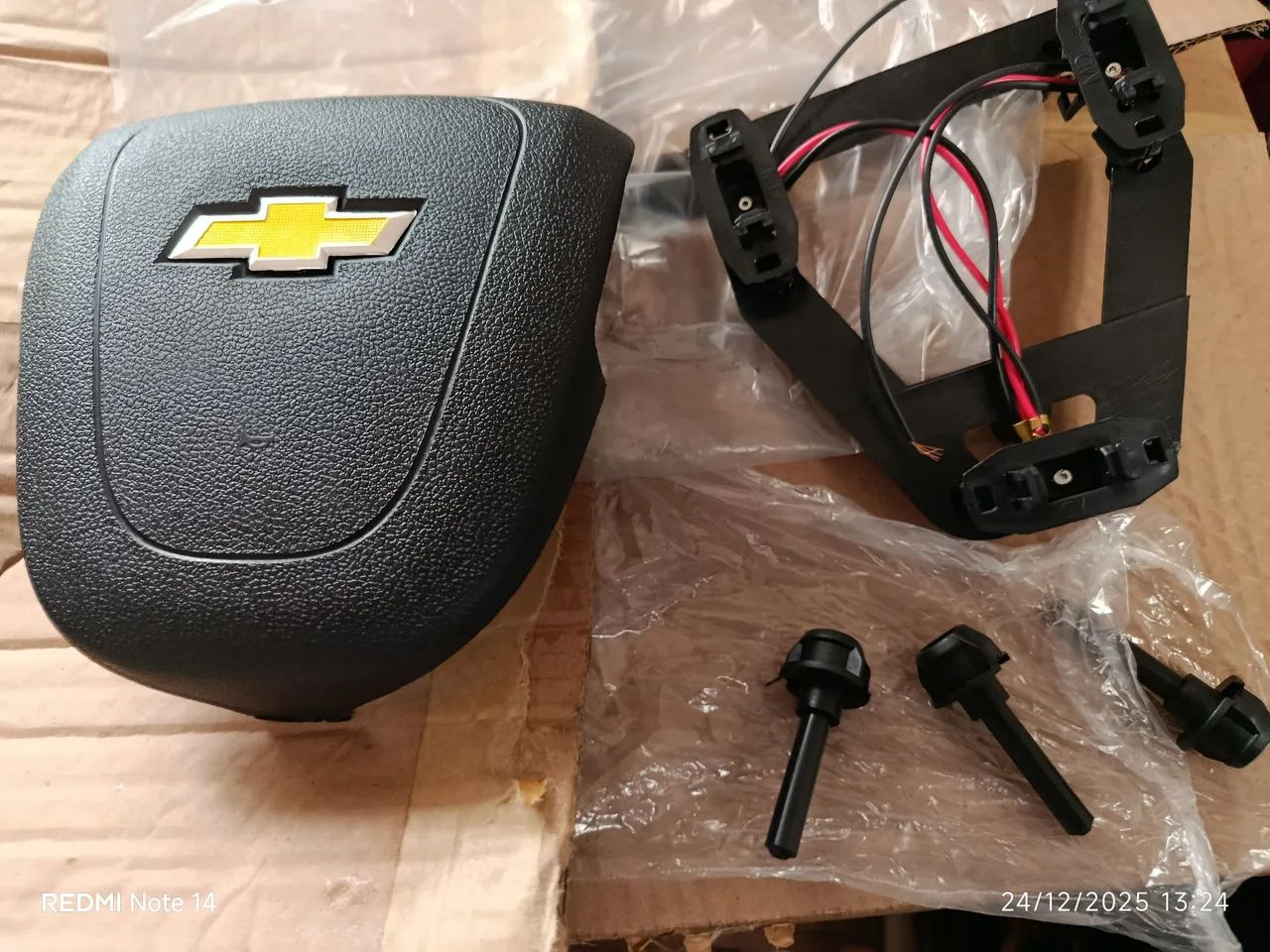 Kit Tampa Buzina Chevrolet pra Substituir o airbag Estourado 