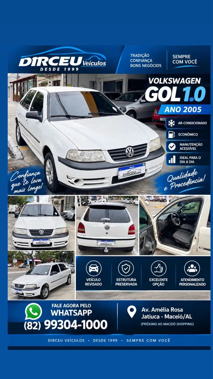 Volkswagen Gol Geração III City 1.0 MI 8V Gasolina Mec. 4P 2005