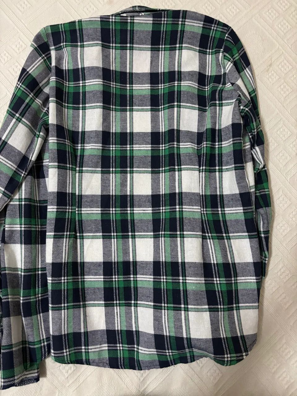 camisa xadrez verde - Foto 2