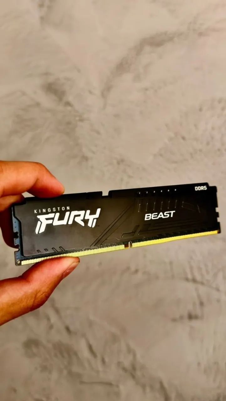 1X16GB DDR5 5200Mhz Black