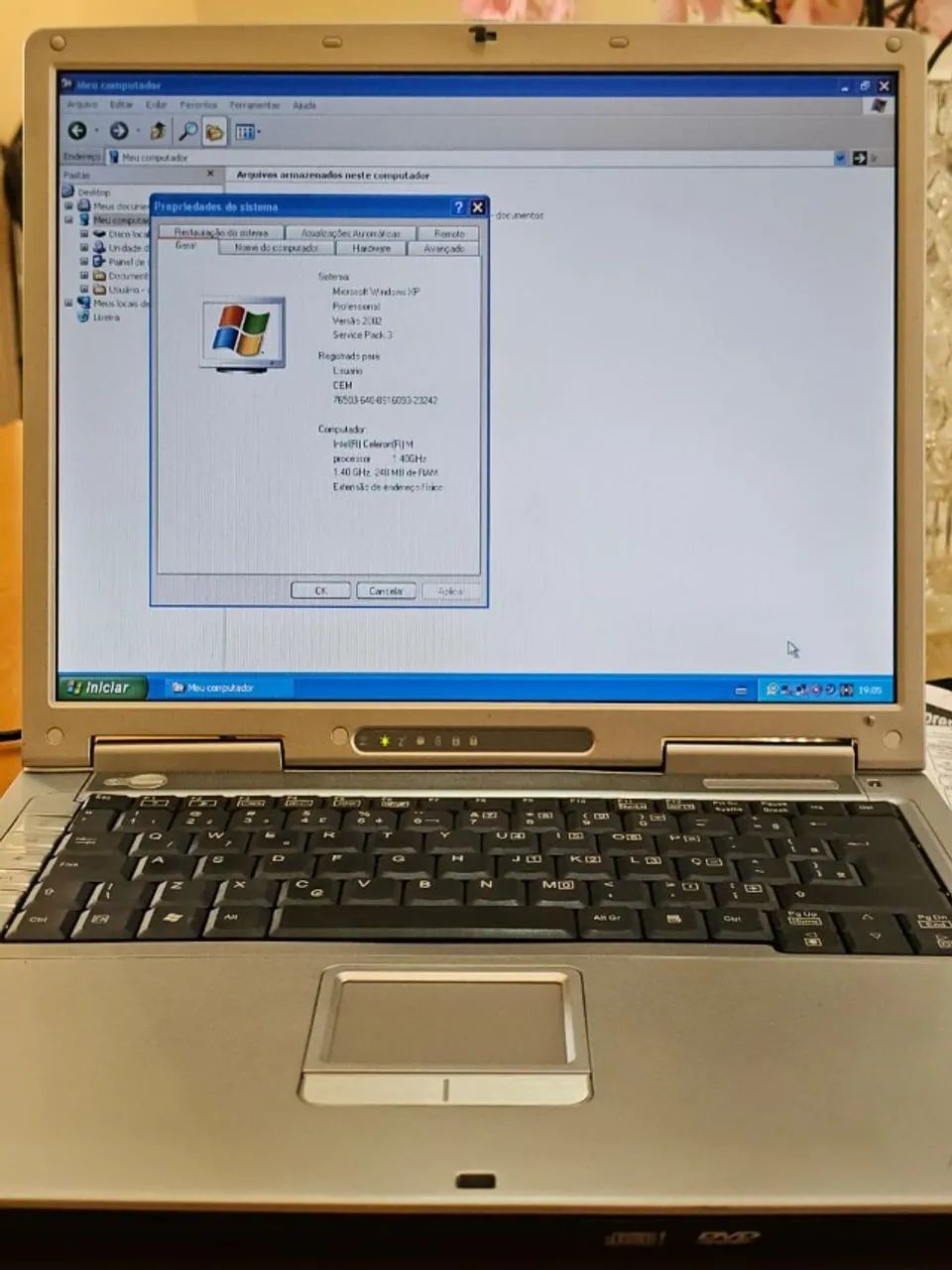 Notebook HP AOpen 1550 Windows XP Professional original instalado - Foto 4