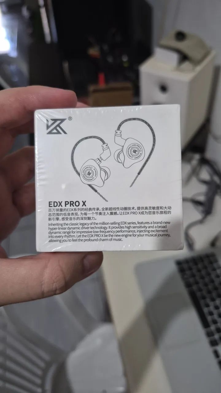 KZ EDX Pro X - cor cyan sem microfone