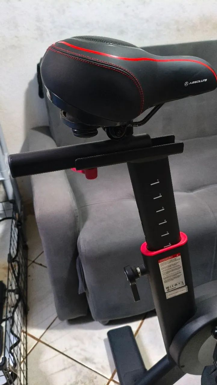 Bicicleta Bike Ergométrica Spinning Magnética com bluetooth - Foto 4