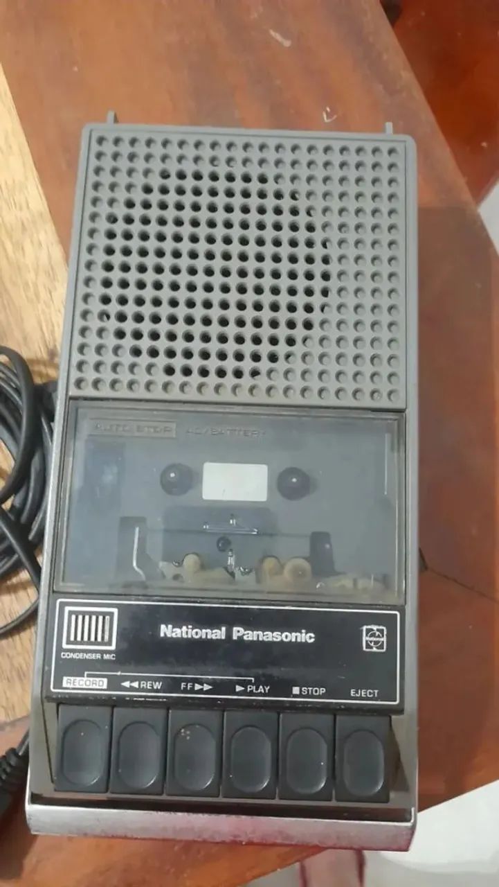 Gravador cassette national  rq-305s para consertar.  Ler descrição.  - Foto 2