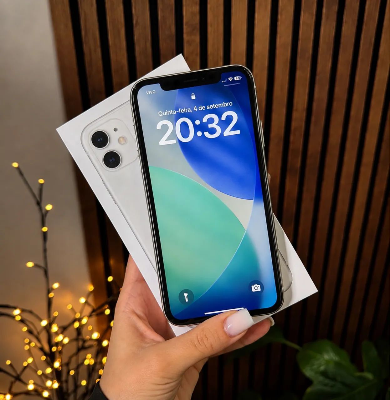 Iphone 11 com caixa e acessórios! Aceito cartão  - Foto 2