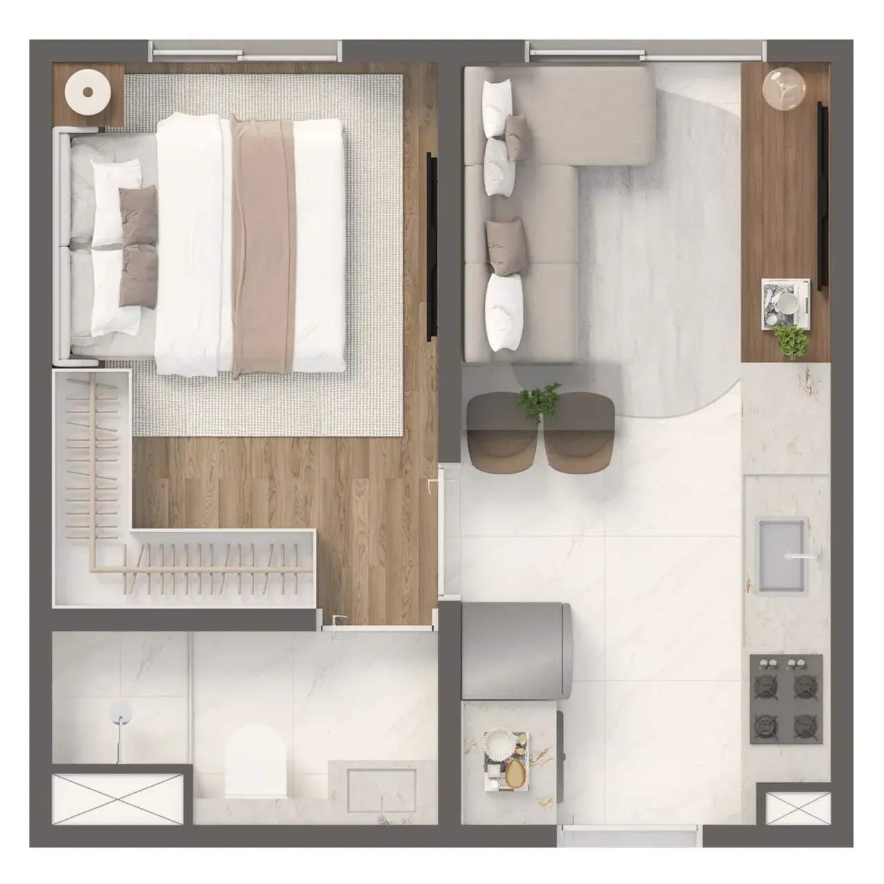 PLANTA 24m²