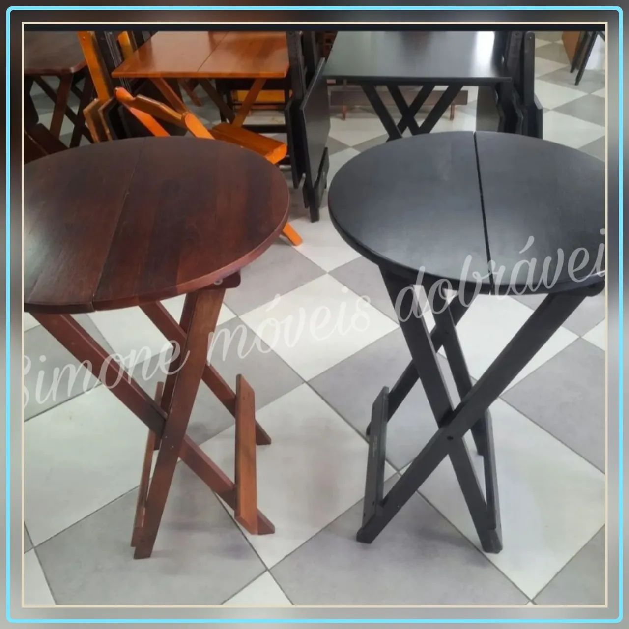 Mesa bistro alta com 2 bancos  - Foto 4
