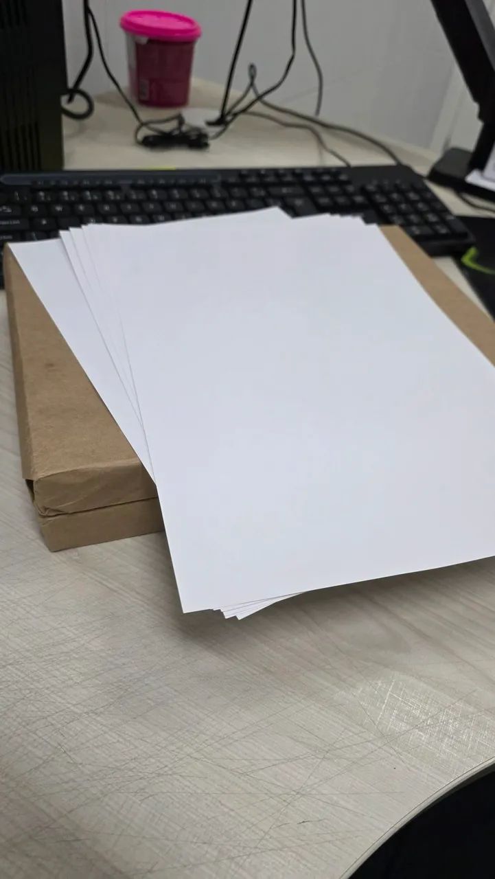 Papel couche 115g - Foto 2