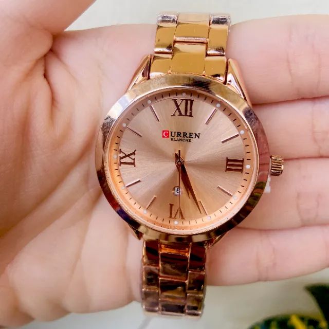 Relógio feminino Curren 9007 (Dourado) - Foto 5