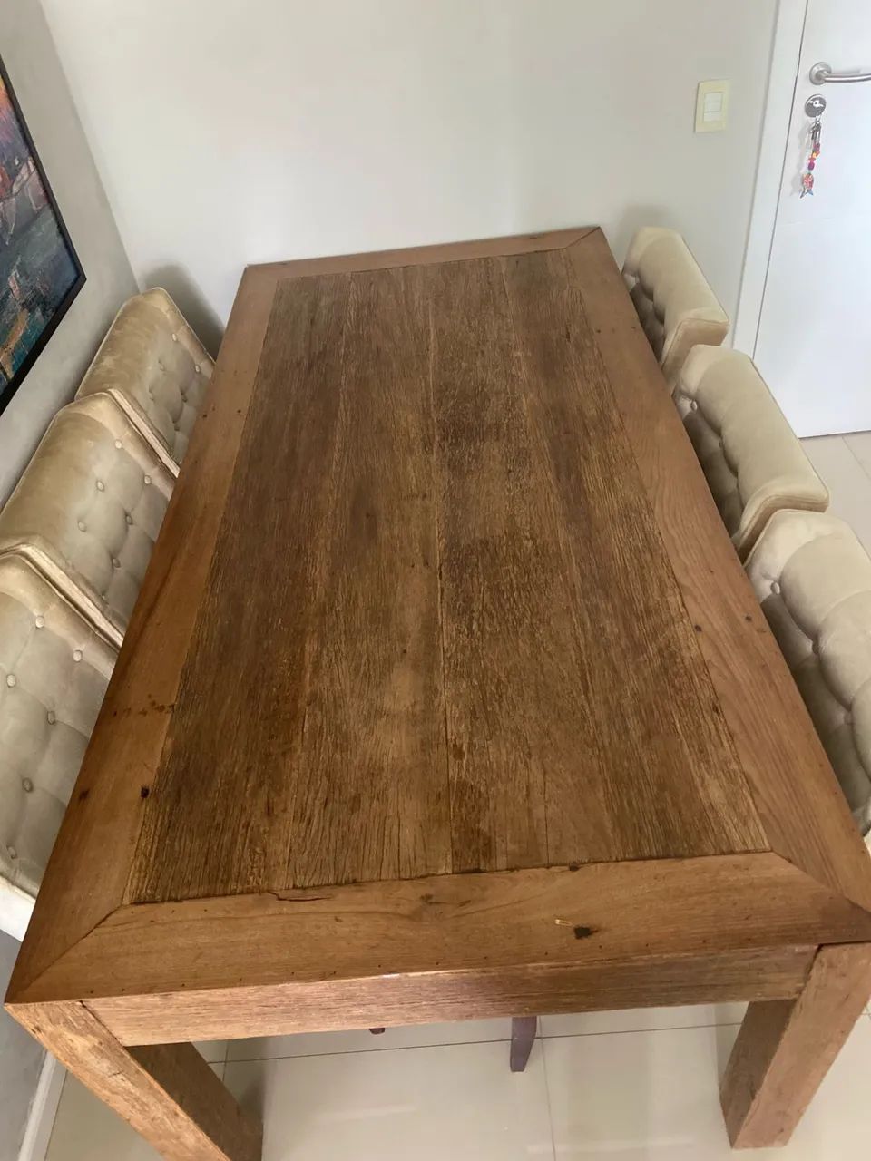 Mesa madeira demolição 