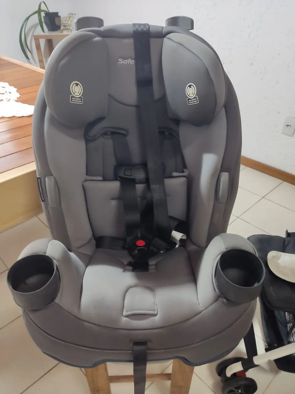 Cadeirinha para carro (Sefety) e carrinho de bebê (Picollo).. - Foto 4