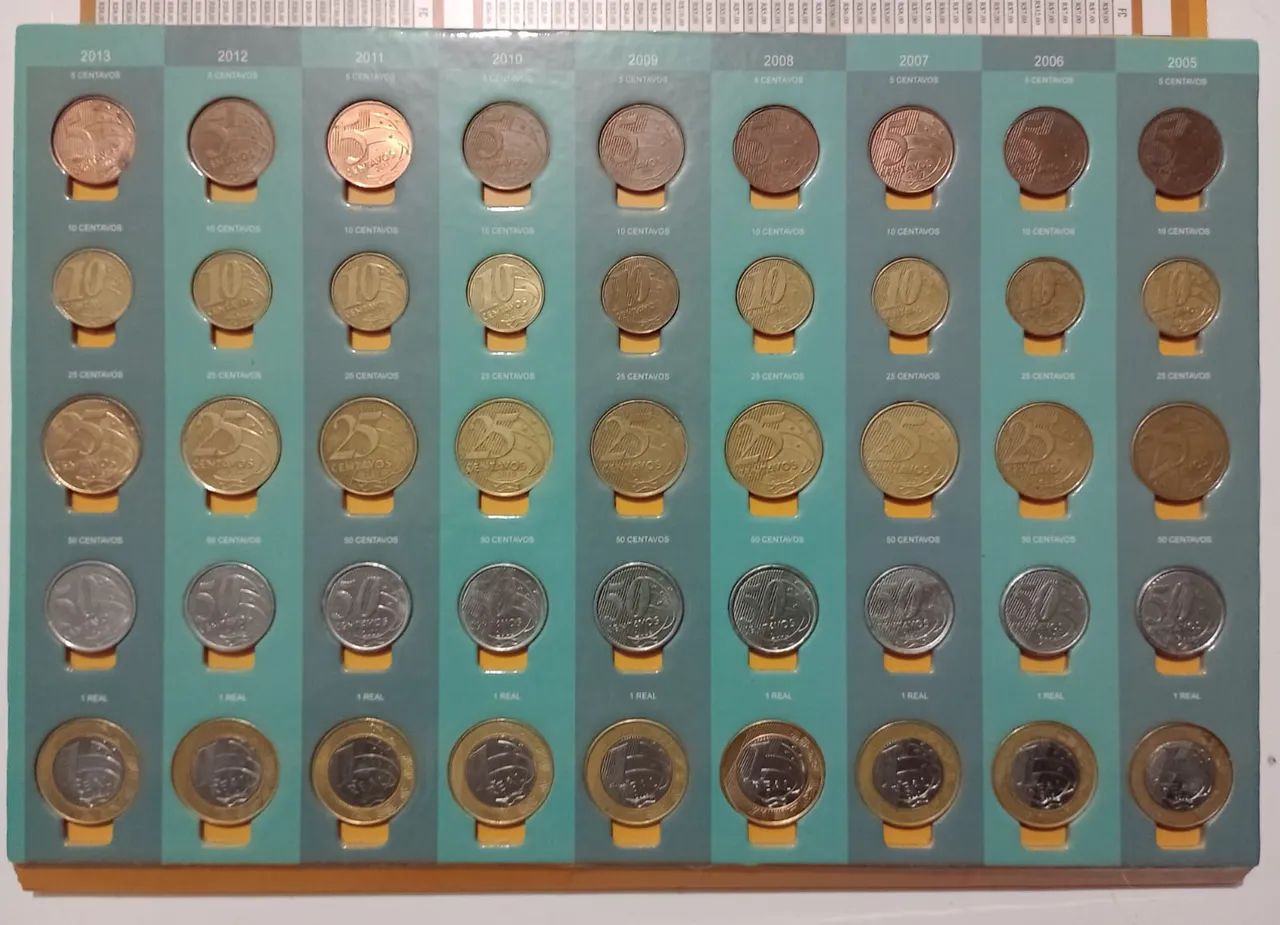Álbum para moedas antigas de 1994 a 2025  - Foto 6