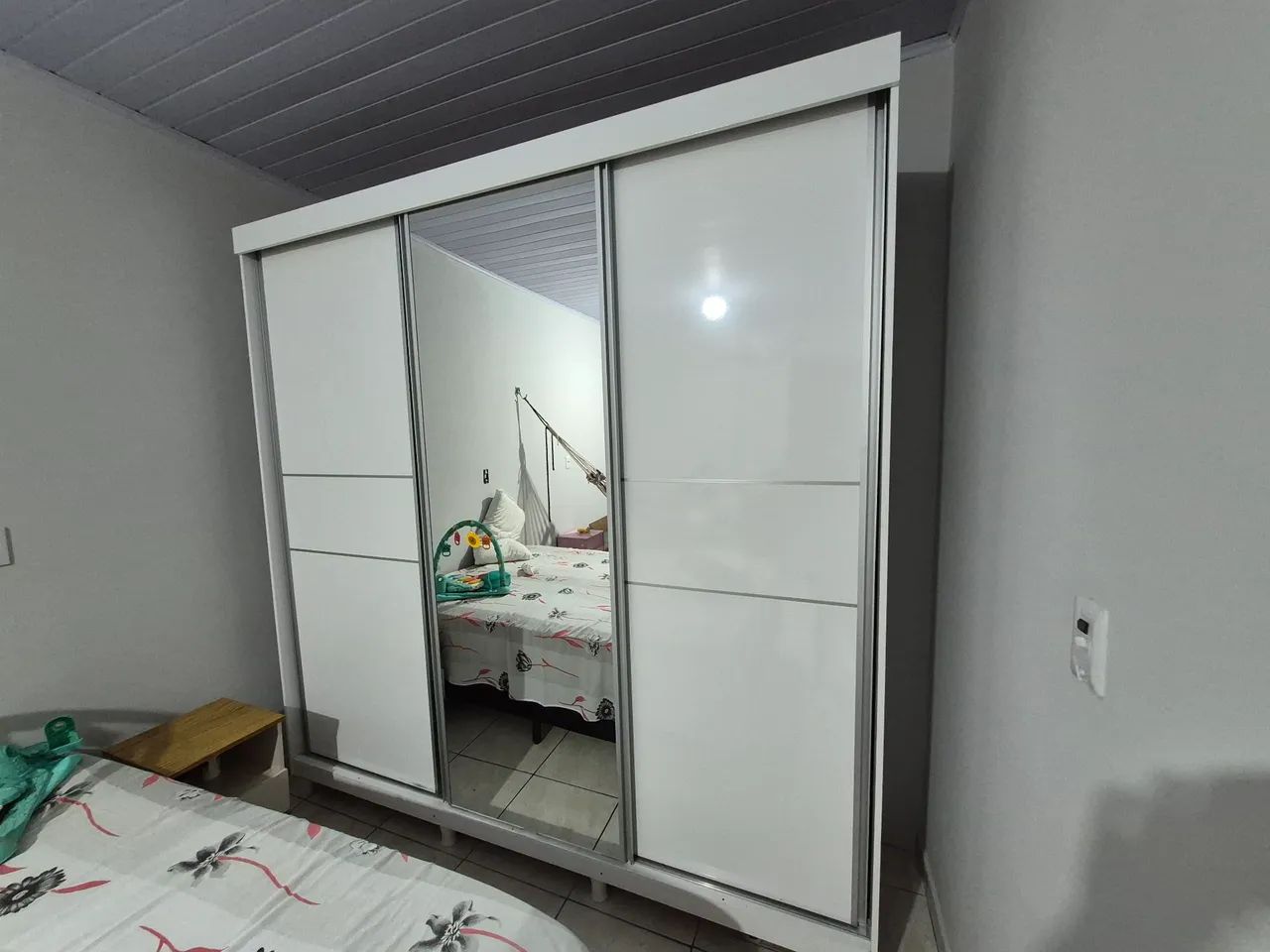 Guarda Roupa Casal 3 Portas de Correr
