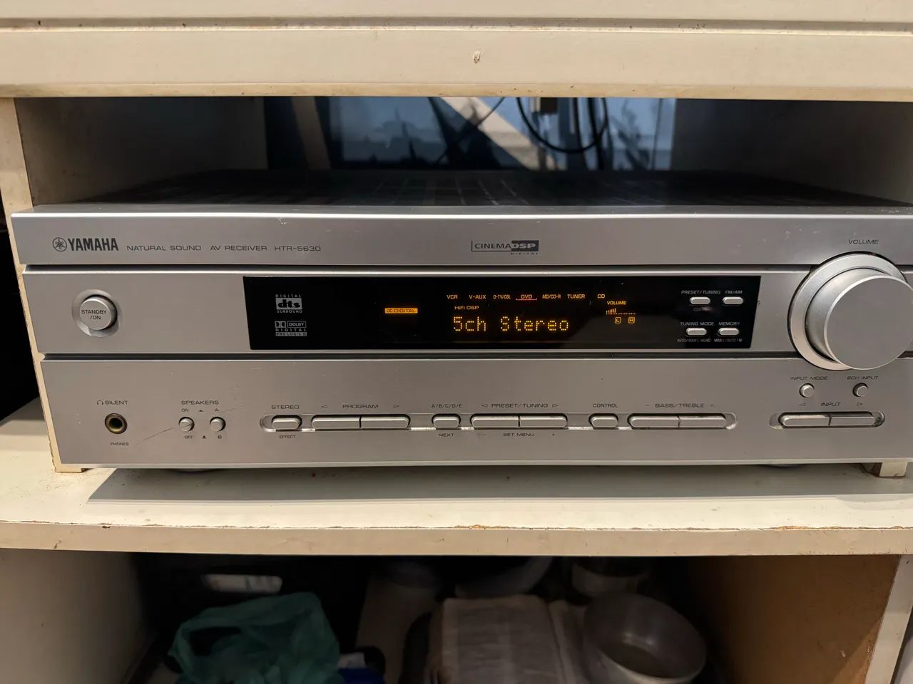 Receiver Yamaha HTR-5630 mais brinde 