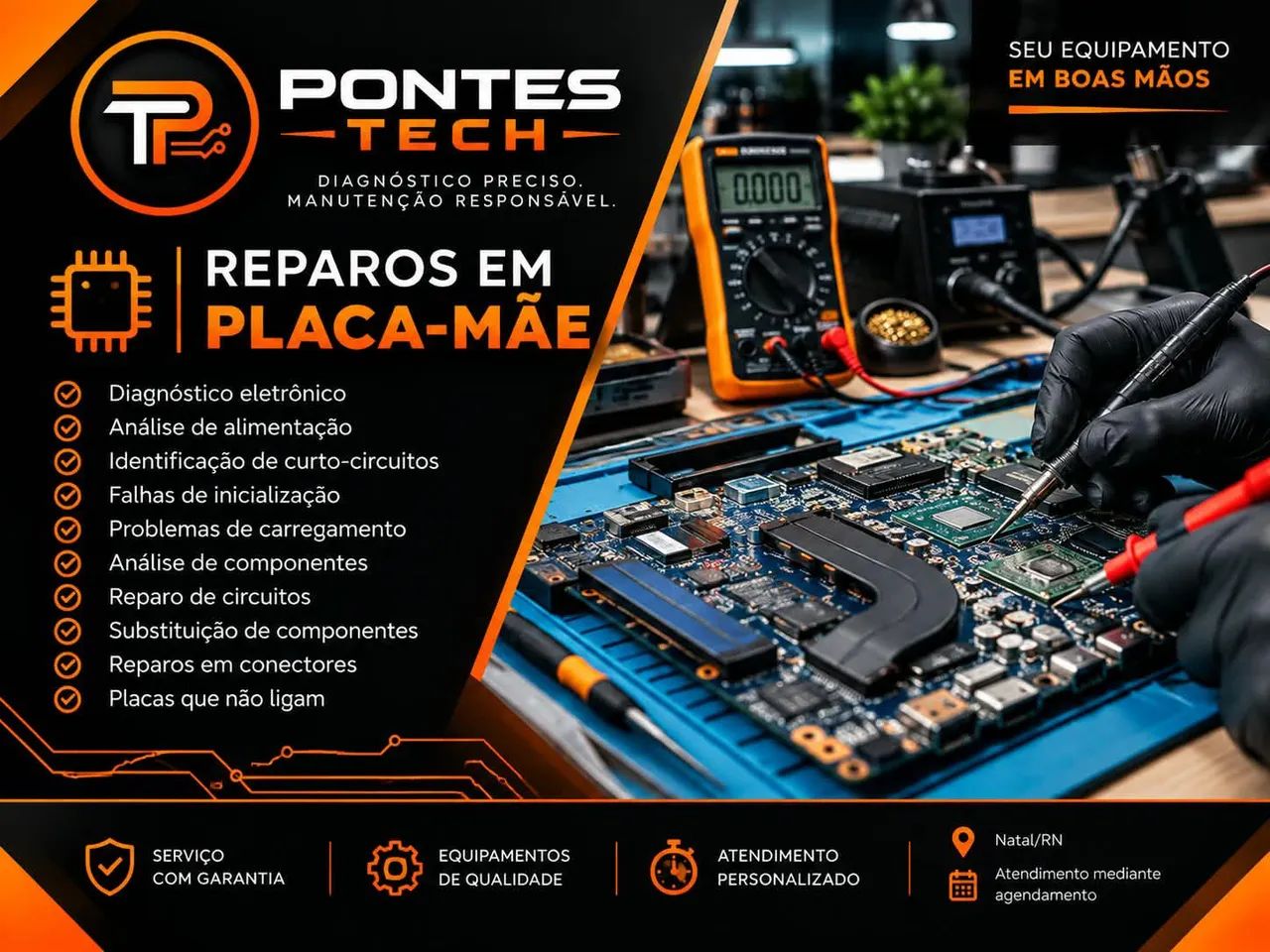 Manutenção de Notebook e Computador | Diagnóstico e Reparo | PontesTech - Foto 2