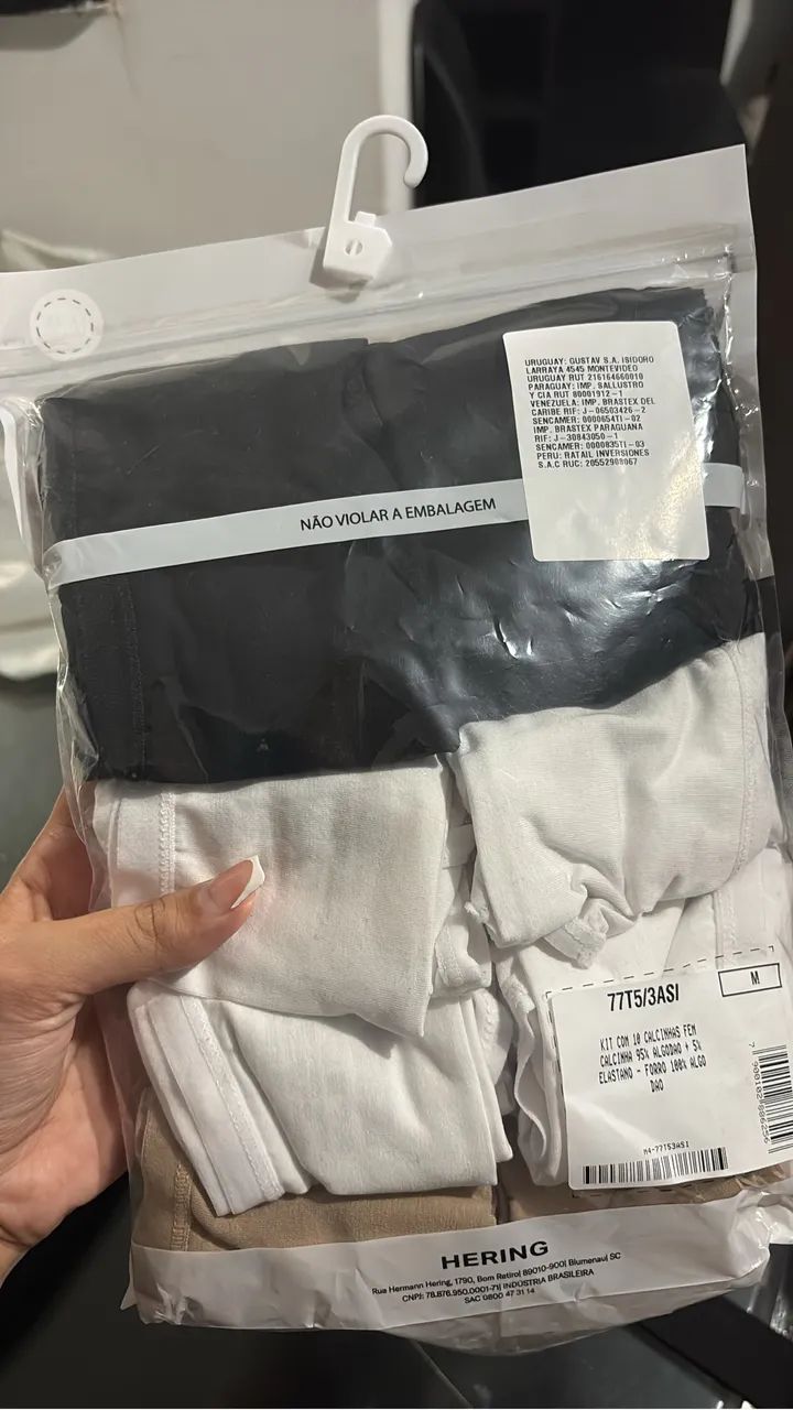 Kit 10 cuecas boxers HERING originais GG