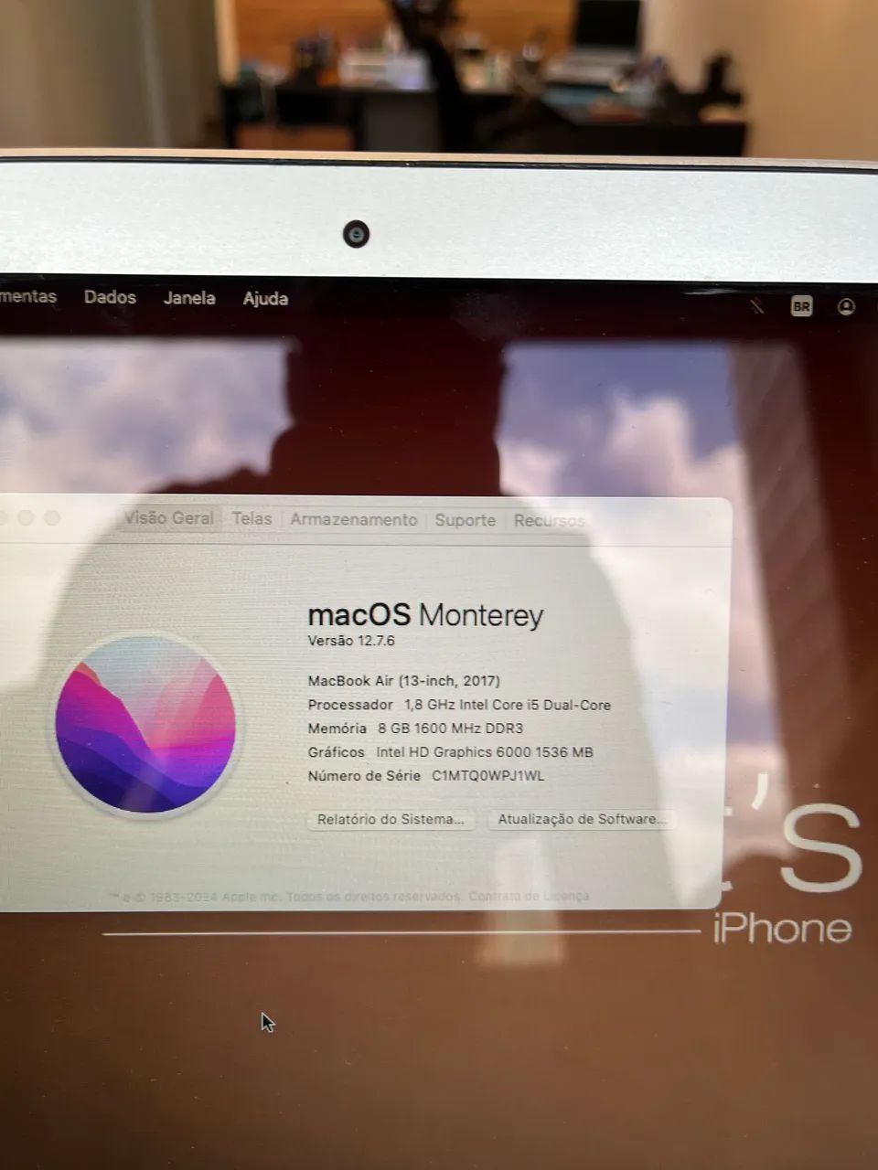 MacBook Air 2017 8GB 256GB SSD - Notebooks - Centro de Vila Velha
