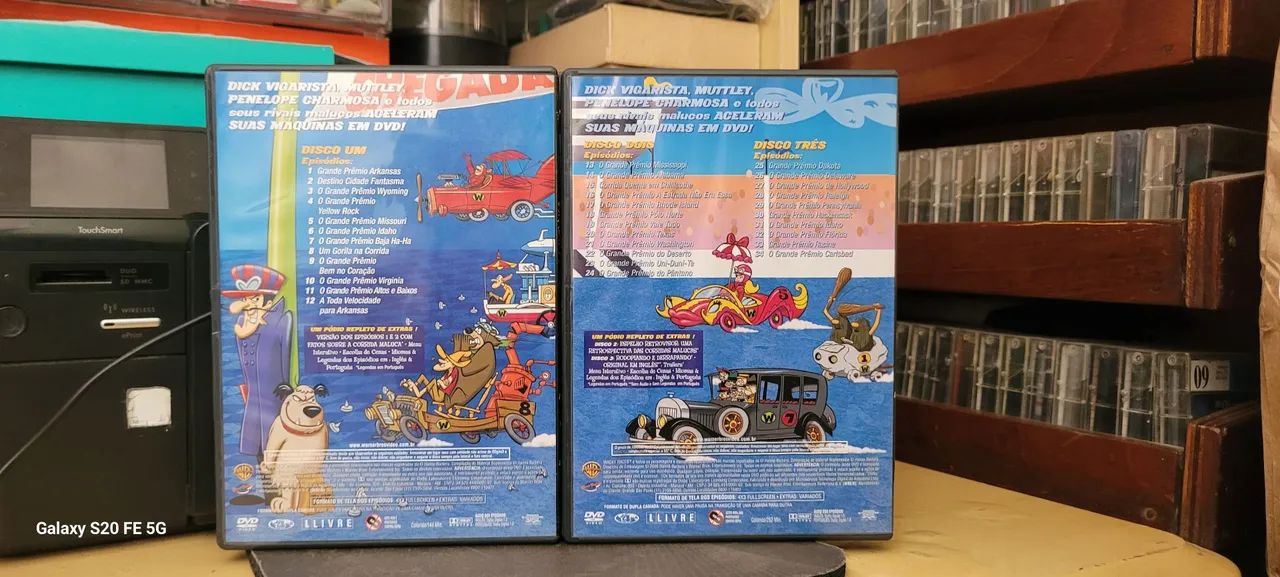 CORRIDA MALUCA - COLEÇÃO HANNA BARBERA - 3 DVDs - Foto 4
