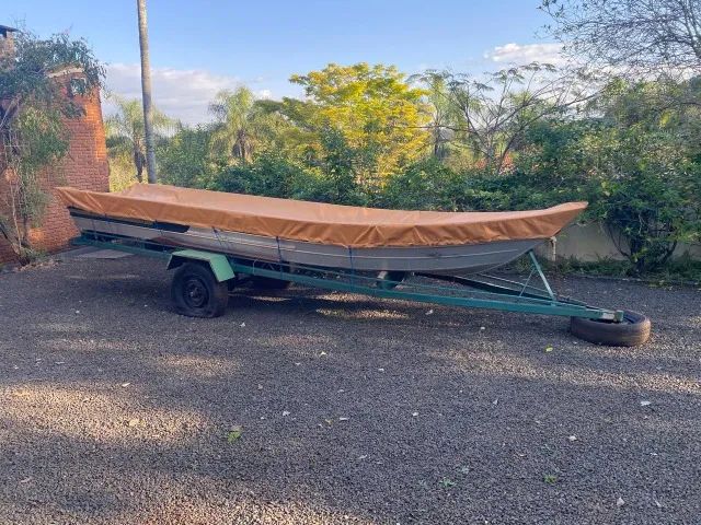 Barco Fluvimar, Motor Yamaha 25 HP 2 tempos e Carreta - Foto 2