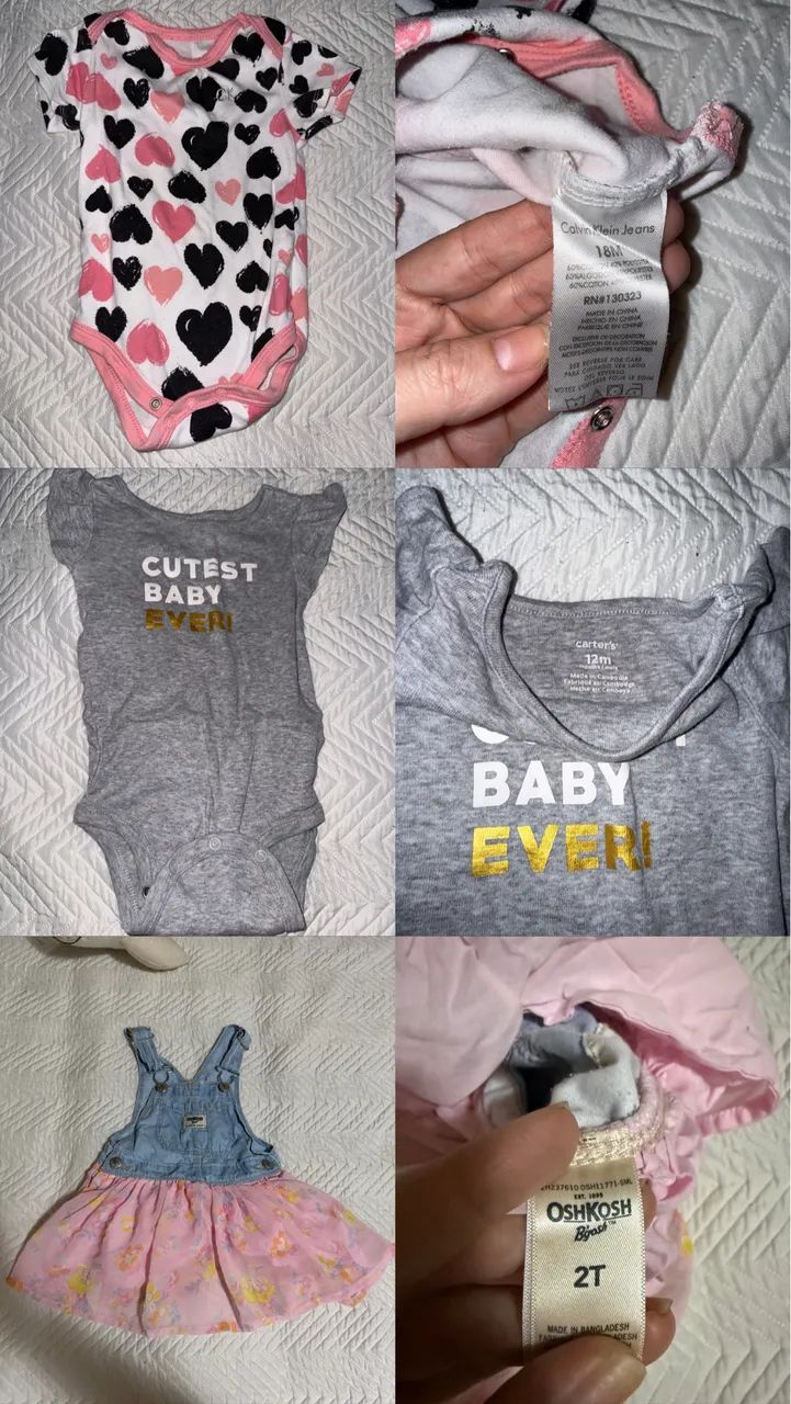 Lote roupas e sapatos de menina - Foto 2