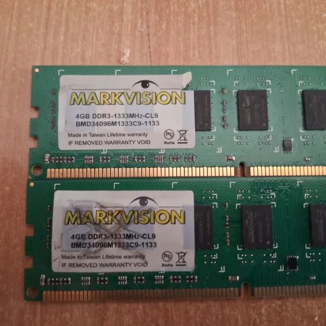 8GB DDR3 1333 / 2x4gb - Foto 2