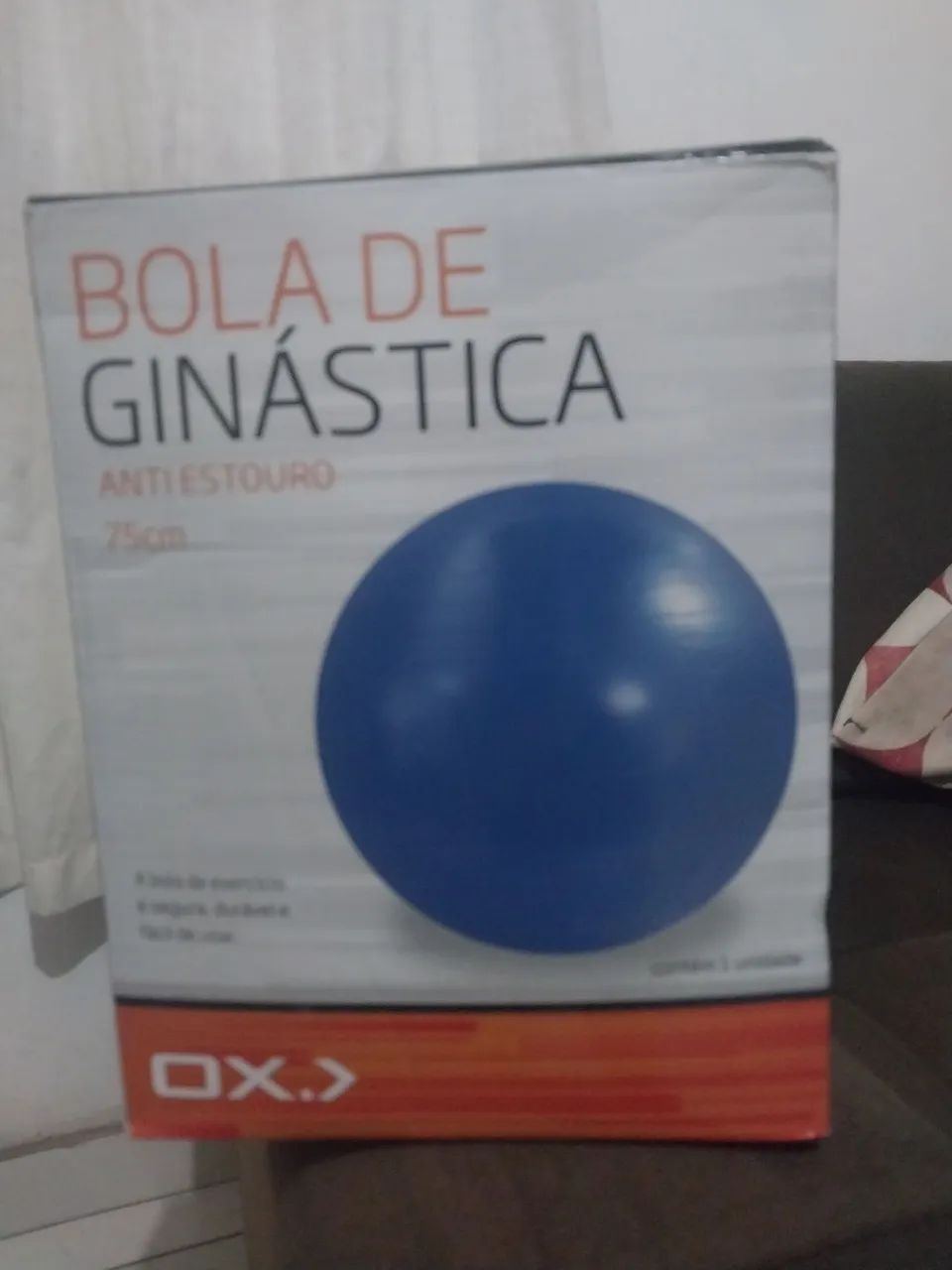 Bola de pilates antiestouro 75cm - Foto 2