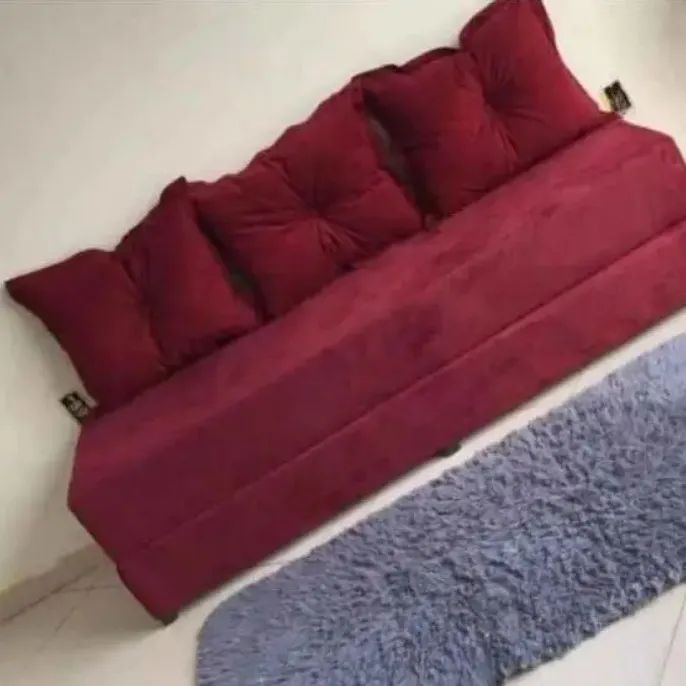 Sofá cama com 3 almofadas 65048986575233123