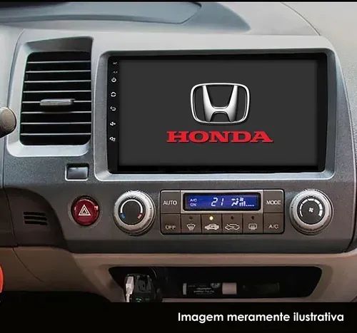 Central Multimídia Android Para New Civic De 2007 A 2011 9 Polegadas - Foto 2