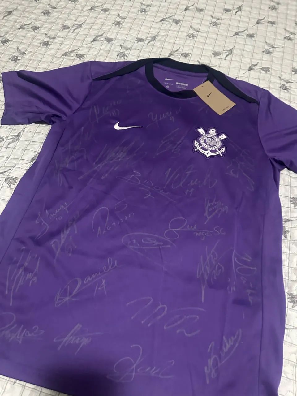 Camisa Corinthians OFICIAL 2026 - Autografada - Foto 2