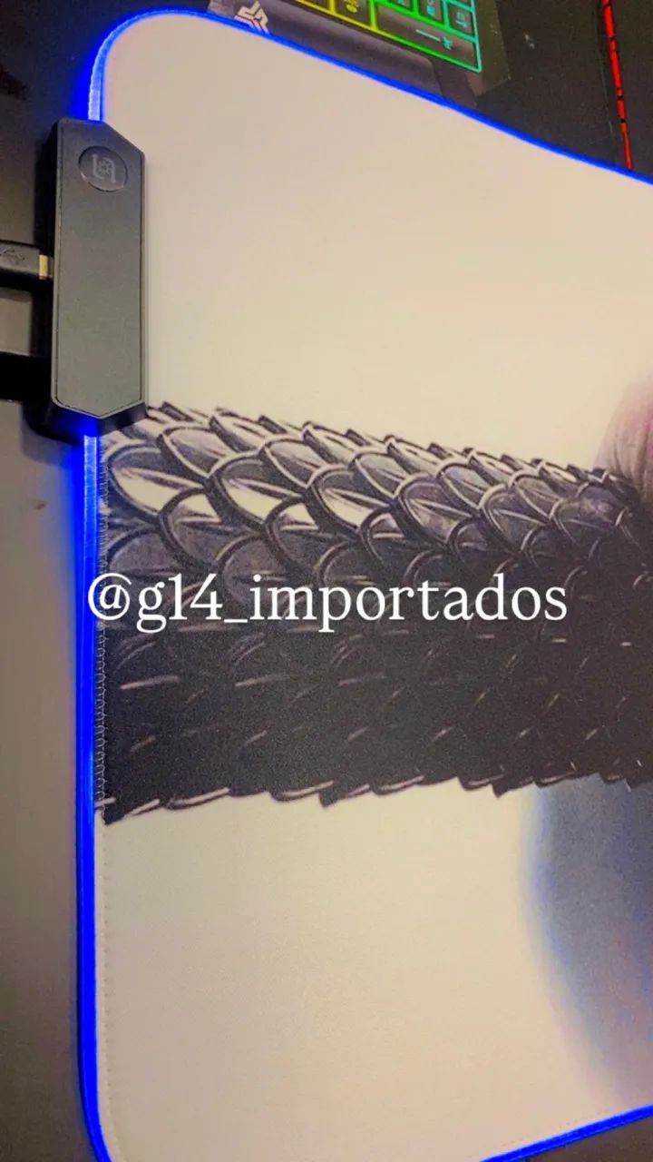 Mousepad gamer com Led tamanho 80x30 - Foto 4