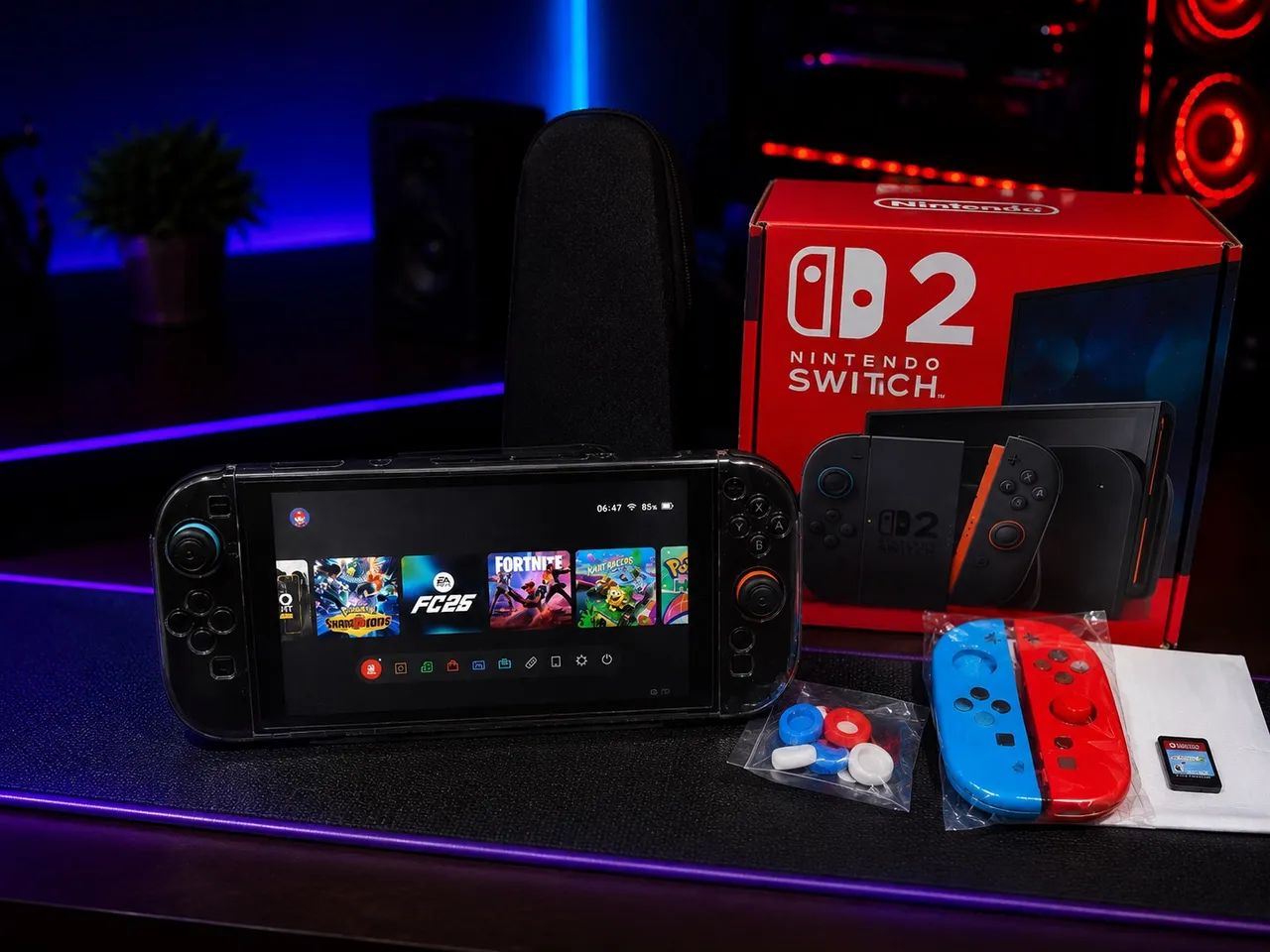 Nintendo Switch 2 Completo + 4 Jogos+ Extras( Opcionais