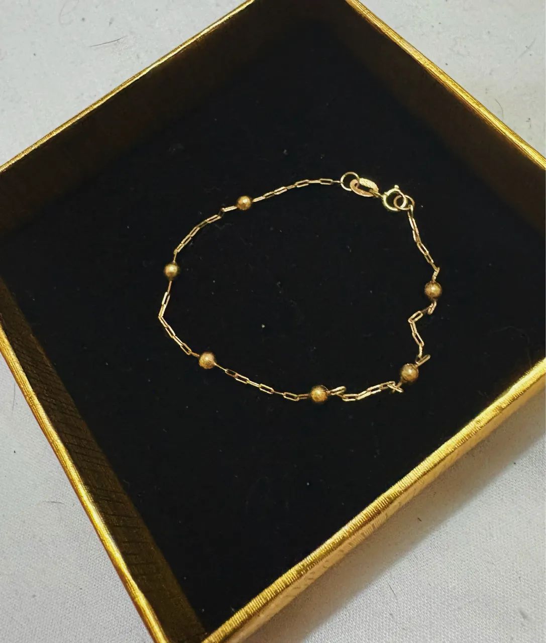 Pulseira infantil de ouro 18k 750 - Foto 3