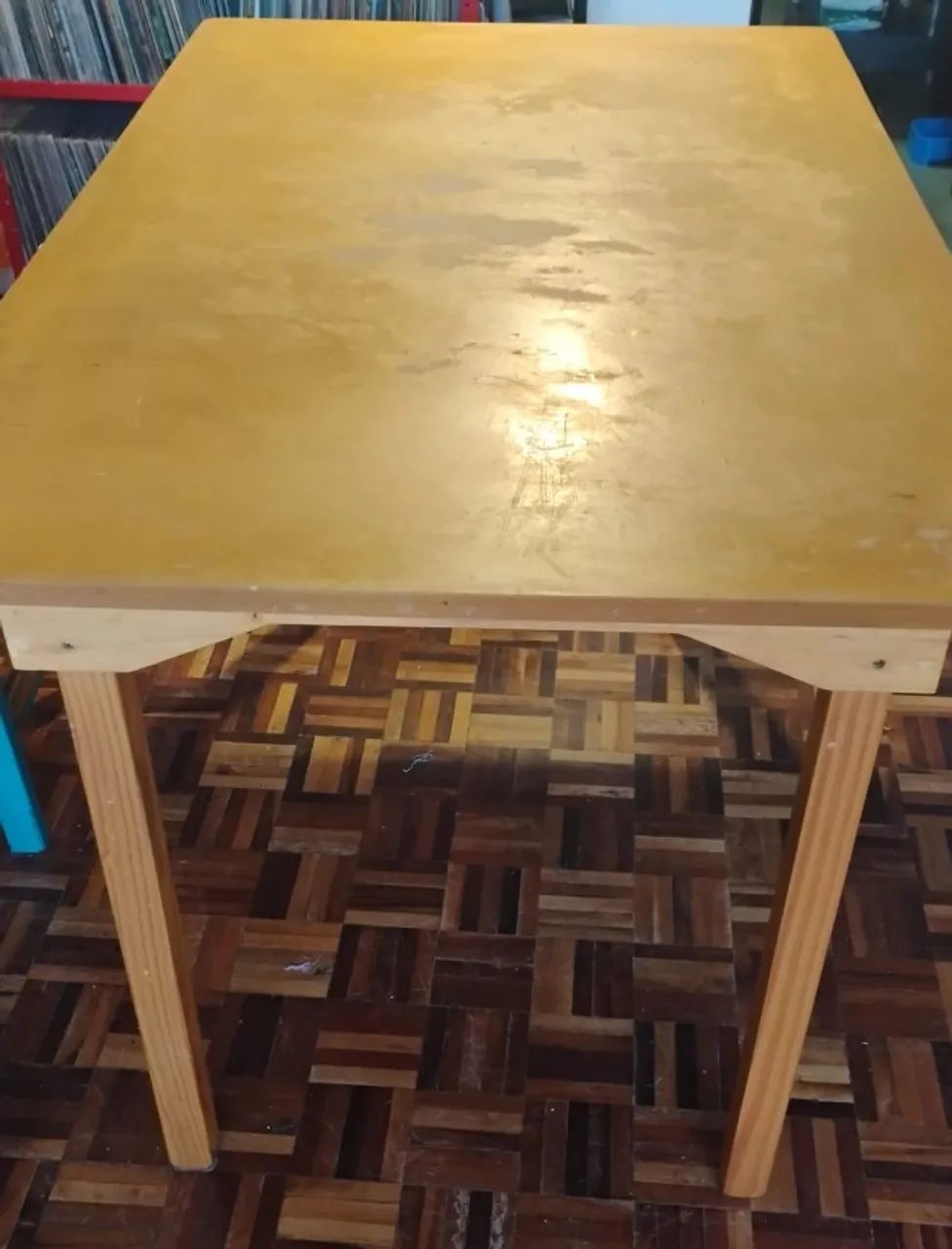 Mesa de jantar retangular madeira