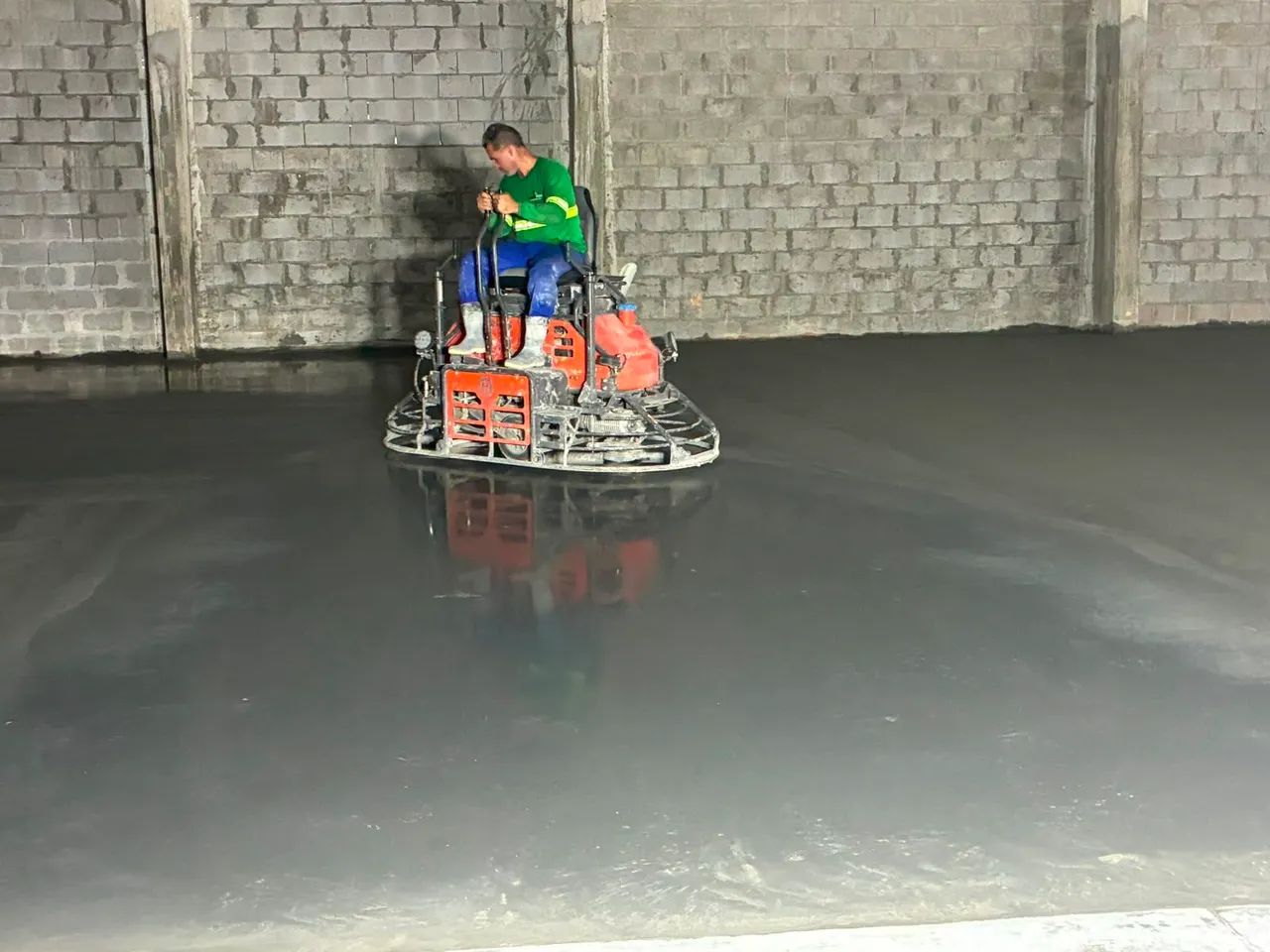 Piso polido industrial 