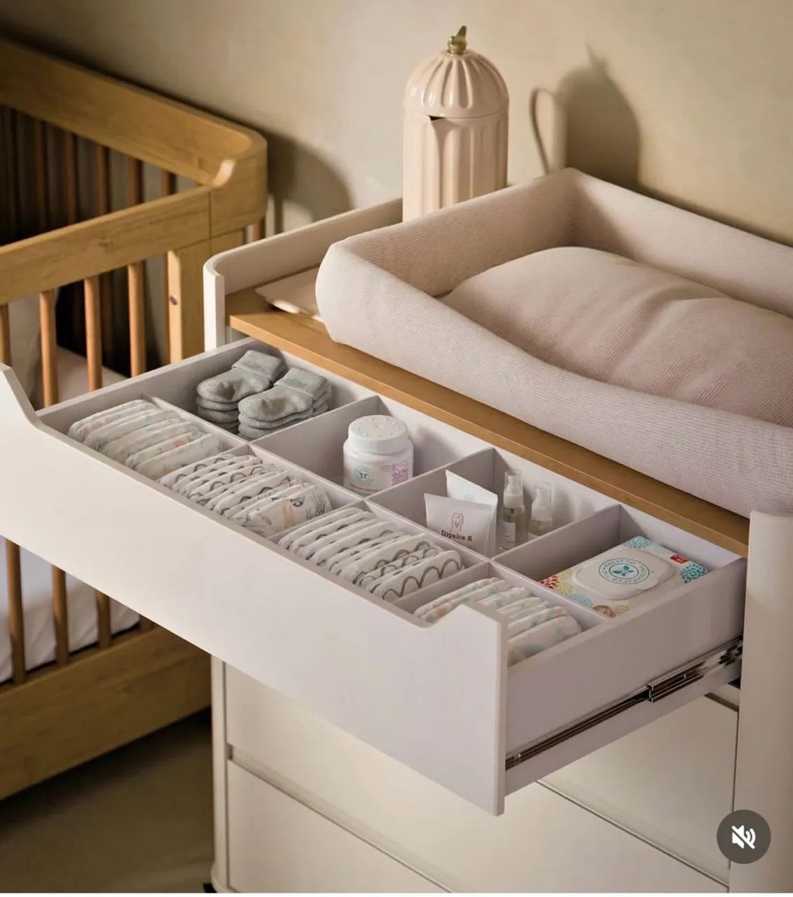 Cômoda infantil com divisórias  - Foto 4